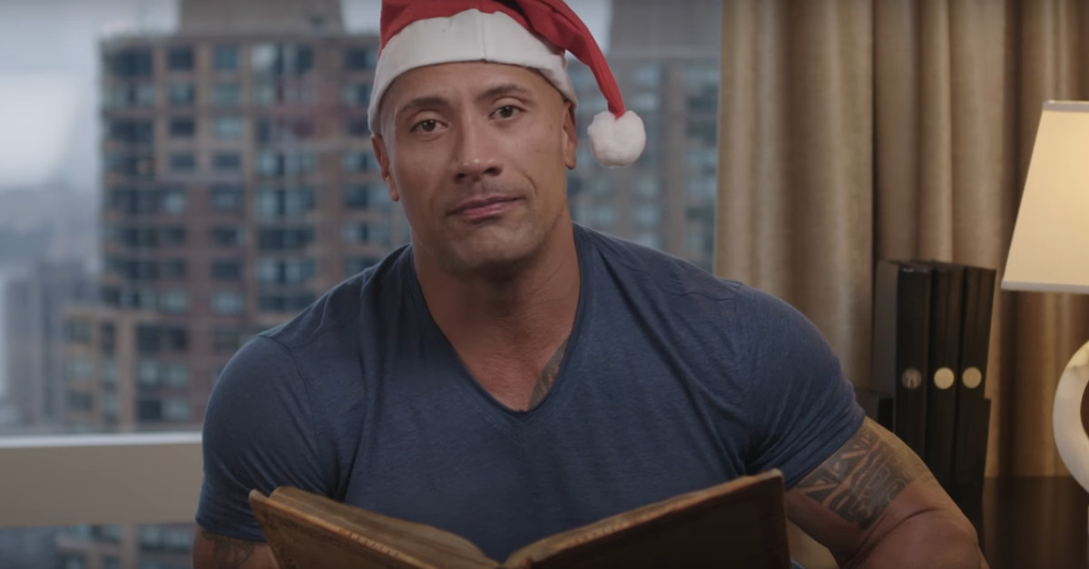 Celebrate the night before Rockmas with Dwayne 