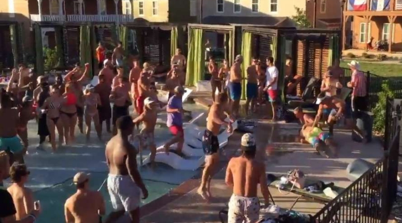 Texas Pool Party Brawl Involving Students Goes Viral Rare